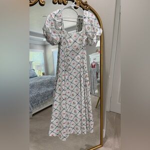 Hill house matilda butterfly trellis dress